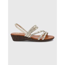 Sandalia Para Mujer Sintetico Sora Metalizado Hush Puppies