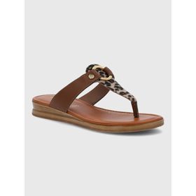 Sandalia Para Mujer Sintetico Furdo Café Hush Puppies