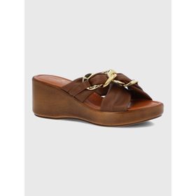 Sandalia Para Mujer Sintetico Juvara Café Hush Puppies