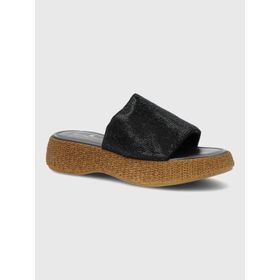 Sandalia Para Mujer Sintetico Saitta Dorado Hush Puppies