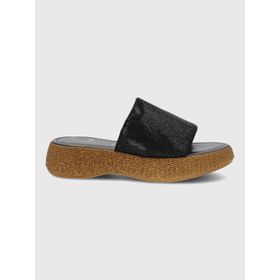 Sandalia Para Mujer Sintetico Saitta Dorado Hush Puppies