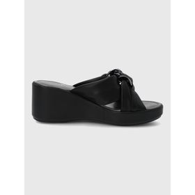 Sandalia Para Mujer Sintetico Juvara Negro Hush Puppies