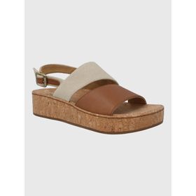 Sandalia Para Mujer Cuero Lucille Café Hush Puppies