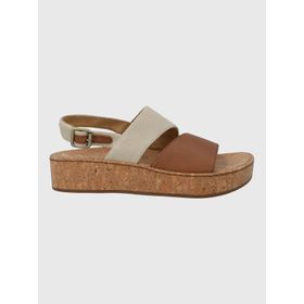 Sandalia Para Mujer Cuero Lucille Café Hush Puppies