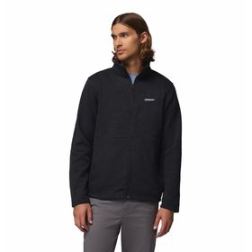 Casaca Para Hombre Fleece de Cierre Completo Alto Pass™ Negra Vestuario