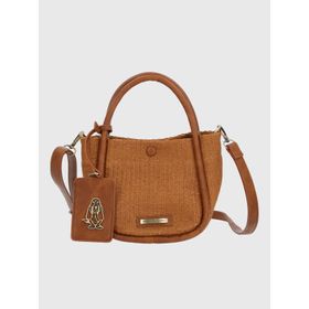 Cartera Para Mujer Sintético Yang Bag Café Hush Puppies