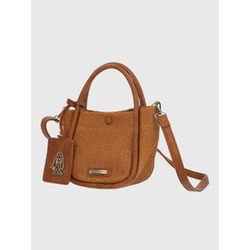 Cartera Para Mujer Sintético Yang Bag Café Hush Puppies