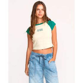 Polo Para Mujer Polo Beach Club Babe Verde Billabong