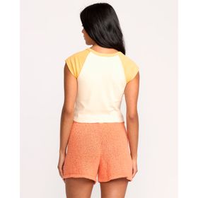 Polo Para Mujer Polo Beach Club Babe Amarillo Billabong