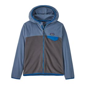 Polar Para Niño Micro D® Snap-T® Forge Grey W/Utility Blue Patagonia